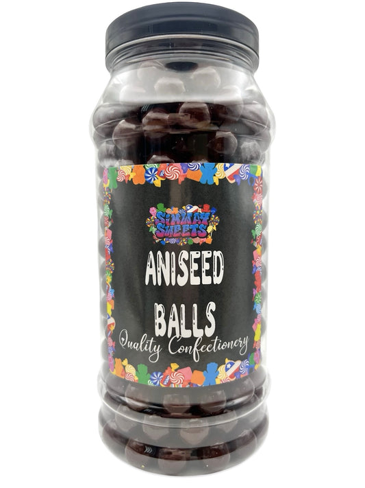 Aniseed Balls Retro Sweets Gift Jar - 855g