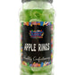 Sour Apple Rings Retro Fizzy Gummy Sweets Gift Jar - 620g