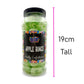 Sour Apple Rings Retro Fizzy Gummy Sweets Gift Jar - 620g