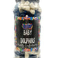 Baby Dolphins Jelly Gummy Retro Sweets Gift Jar - 800g