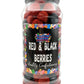 Black & Raspberry Berries Gummy Retro Sweets Gift Jar - 770g