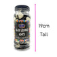Black Liquorice Hearts Retro Gummy Sweets Gift Jar - 775g