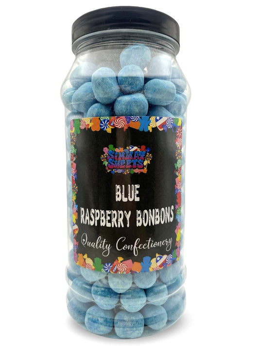 Blue Raspberry Flavour BonBons Retro Sweets Bon Bons Gift Jar - 760g