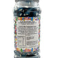 Blue Raspberry Pencil Bites Retro Gummy Sweets Gift Jar - 675g