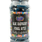 Blue Raspberry Pencil Bites Retro Gummy Sweets Gift Jar - 675g
