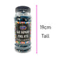 Blue Raspberry Pencil Bites Retro Gummy Sweets Gift Jar - 675g