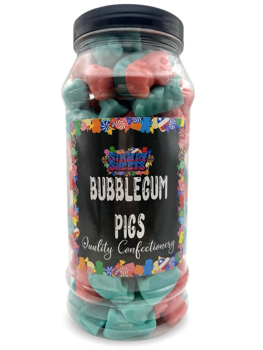 Bubblegum Pigs Sweet Gift Jar - 800g