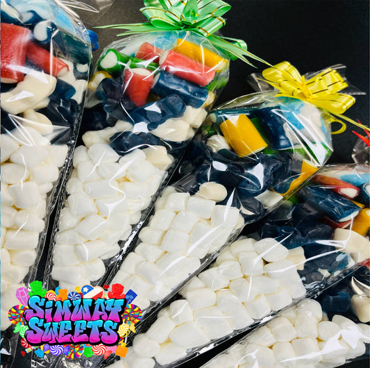 Pre-Filled Blue Mallow Sweet Cone