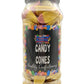 Chocolate Candy Cones Ice Cream Shapes Retro Sweets Gift Jar - 690g