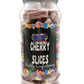 Cherry Slices Retro Fizzy Gummy Sweets Gift Jar - 700g