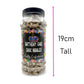 Birthday Cake Flavour Choc Nibbles Retro Sweets Gift Jar - 585g