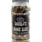 Milk Chocolate Orange Jazzies Jazzles Slices Retro Sweets Gift Jar - 600g
