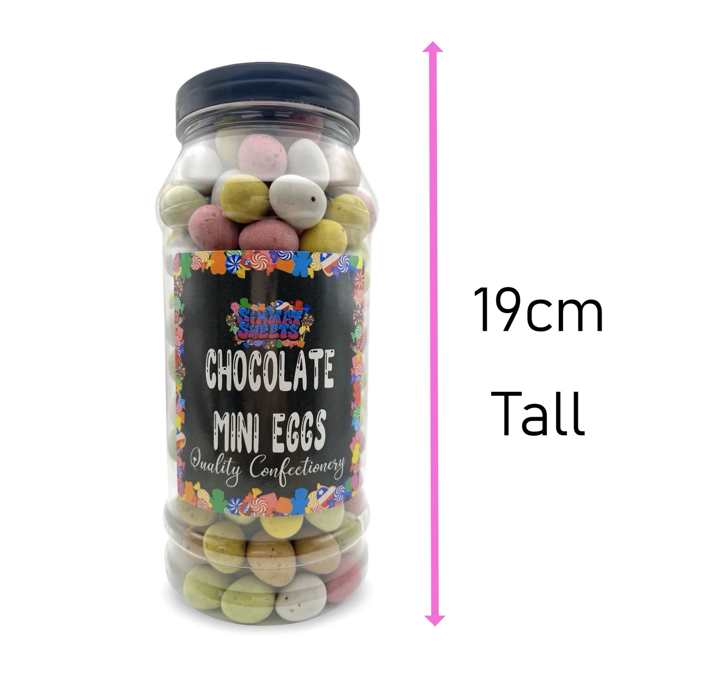 Chocolate Mini Eggs Sweet Gift Jar - 795g