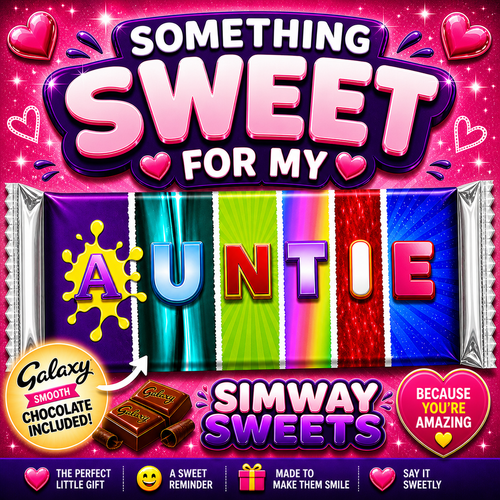 Sweet Talk Chocolate Gift – Personalised Cute Message Wrappers