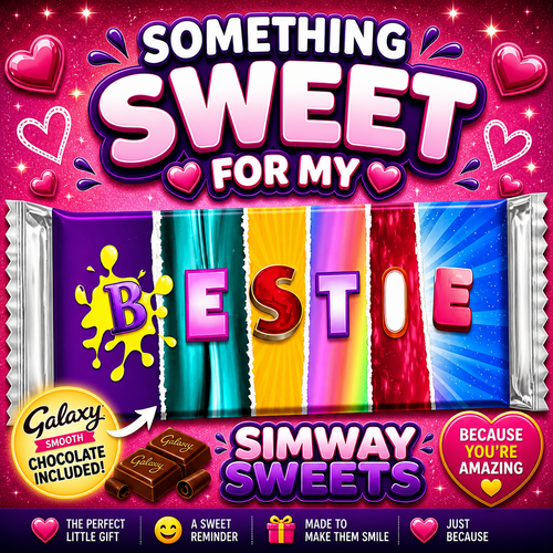Sweet Talk Chocolate Gift – Personalised Cute Message Wrappers