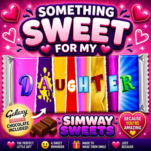 Sweet Talk Chocolate Gift – Personalised Cute Message Wrappers