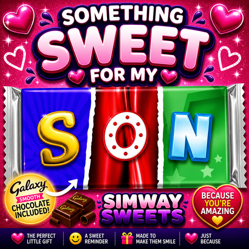 Sweet Talk Chocolate Gift – Personalised Cute Message Wrappers