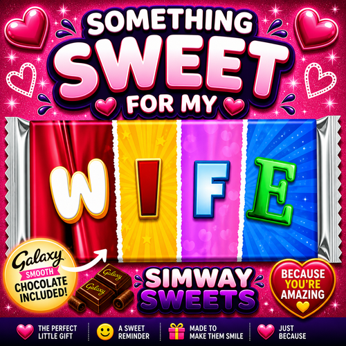 Sweet Talk Chocolate Gift – Personalised Cute Message Wrappers