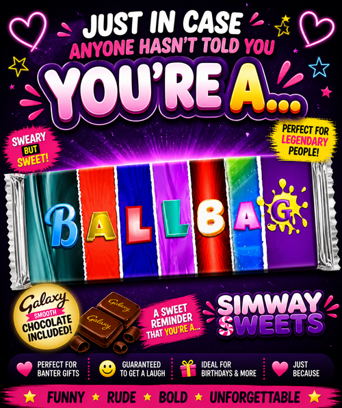No Filter Chocolate Gift – Rude Sweary Adult Wrappers