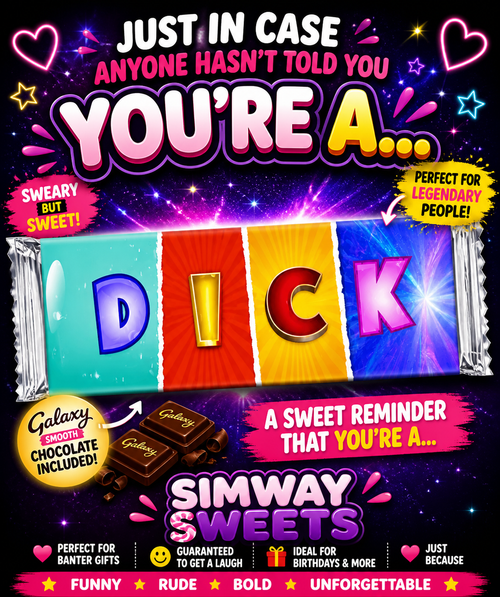 No Filter Chocolate Gift – Rude Sweary Adult Wrappers