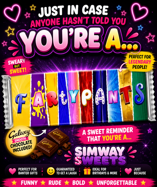 No Filter Chocolate Gift – Rude Sweary Adult Wrappers