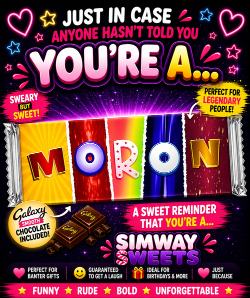 No Filter Chocolate Gift – Rude Sweary Adult Wrappers