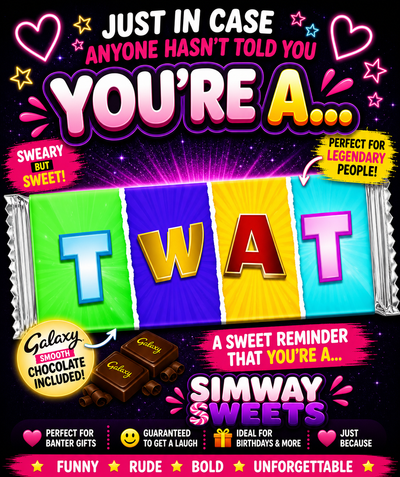 No Filter Chocolate Gift – Rude Sweary Adult Wrappers