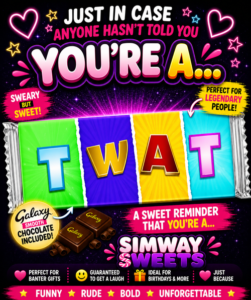 No Filter Chocolate Gift – Rude Sweary Adult Wrappers