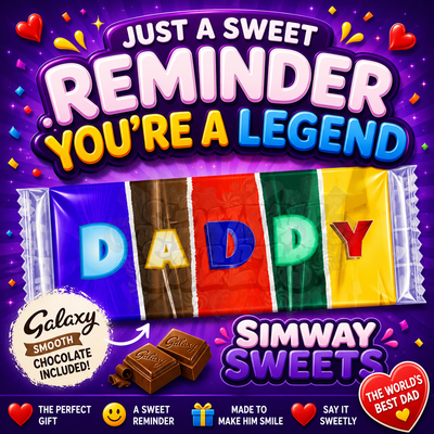 Sweet Talk Chocolate Gift – Personalised Cute Message Wrappers