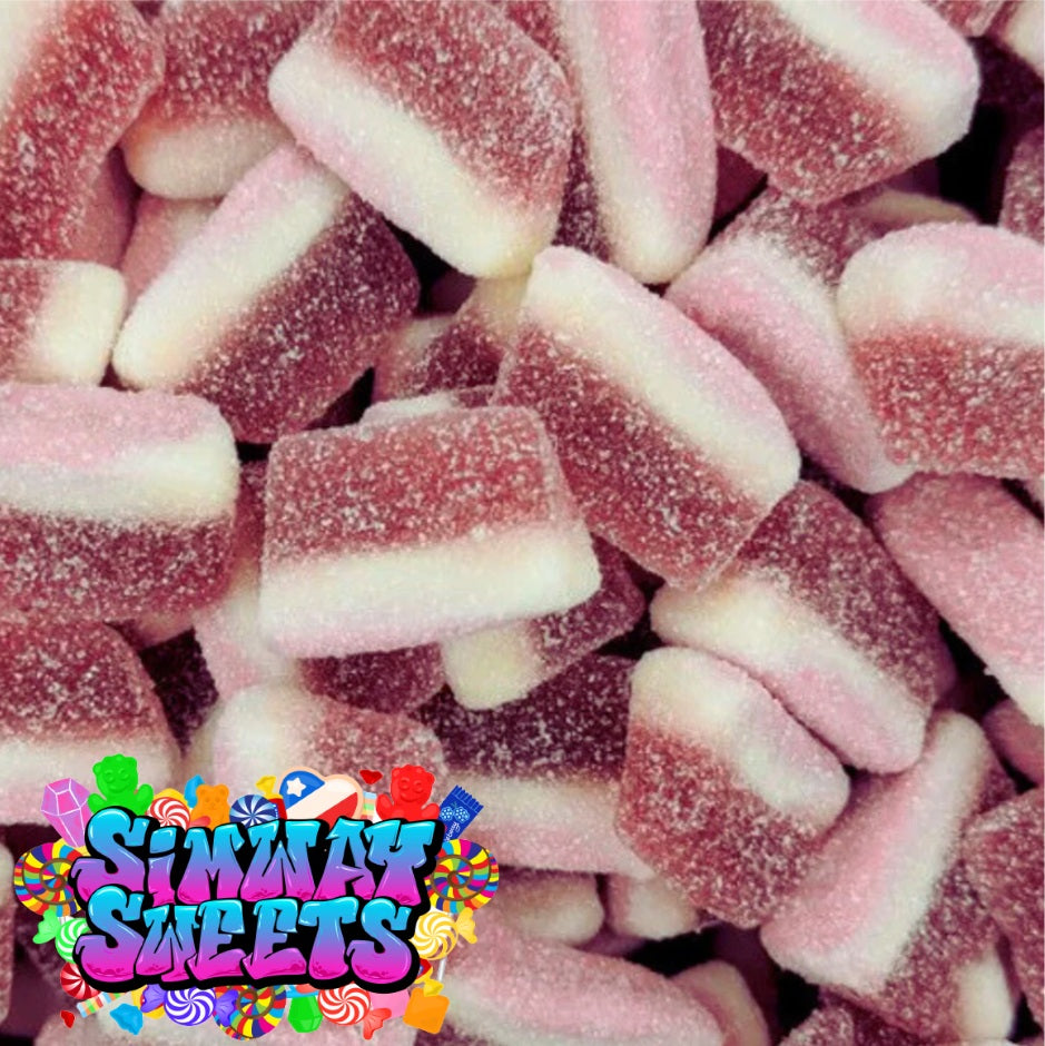 Cherry Slices Retro Fizzy Gummy Sweets Gift Jar - 700g