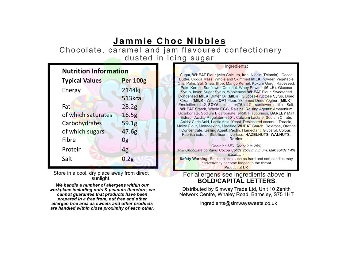 Chocolate Nibbles - Jammie