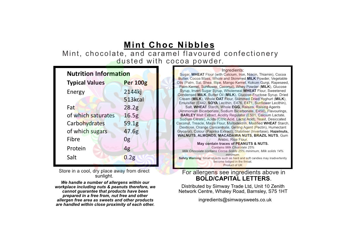 Chocolate Nibbles - Mint