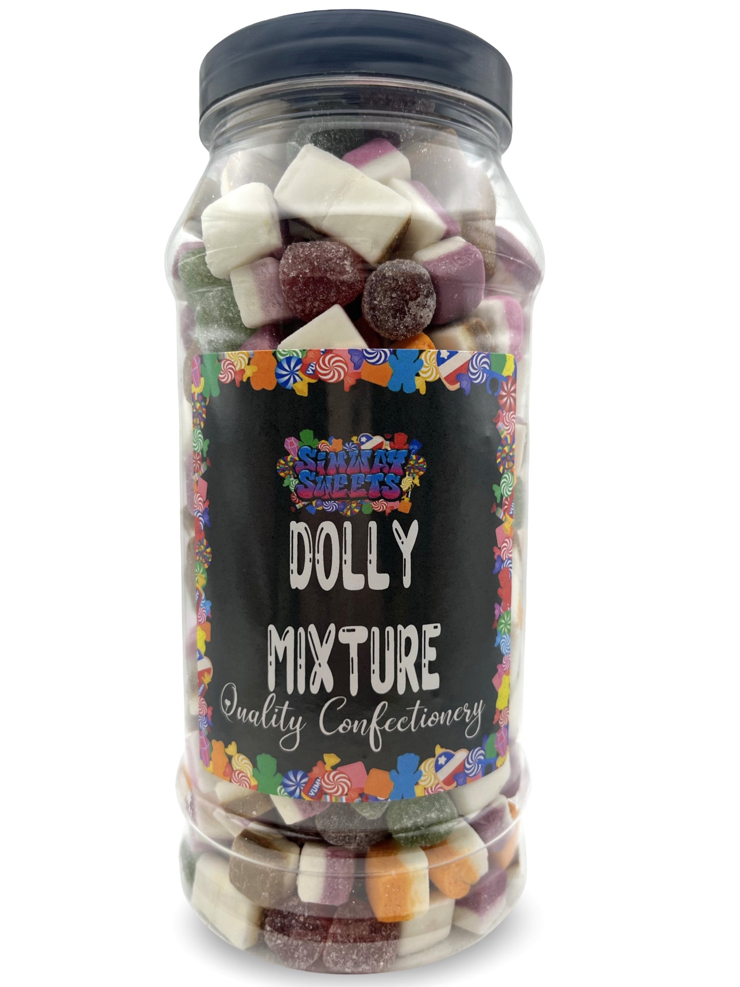 Dolly Mixtures Retro Sweets Gift Jar - 725g
