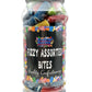 Fizzy Assorted Pencil Bites Sweets Gummy Jelly Retro Sweets Gift Jar - 650g