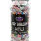 Fizzy Bubblegum Bottles Pink and Blue Bottles Retro Sweets Gift Jar - 685g