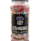 Fizzy Strawberries Retro Sweets Gift Jar - 690g