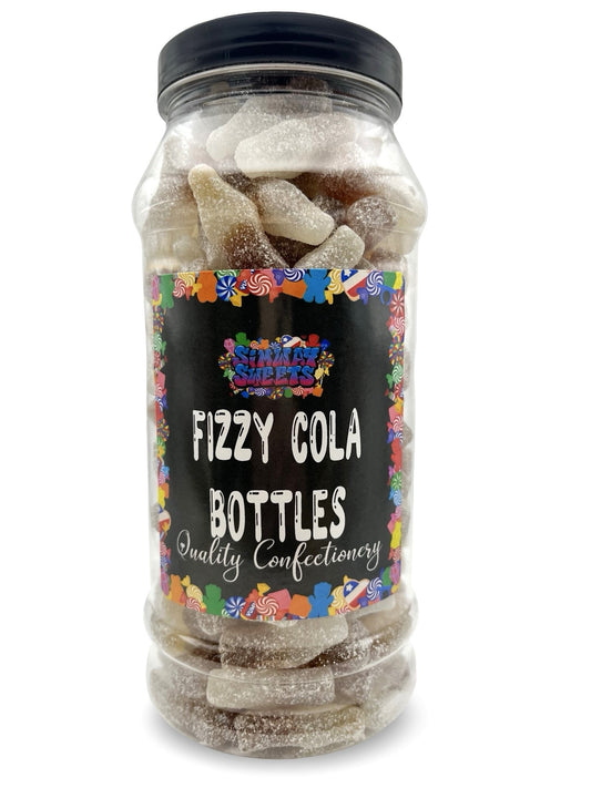 Fizzy Cola Bottles Retro Sweets Gift Jar - 700g