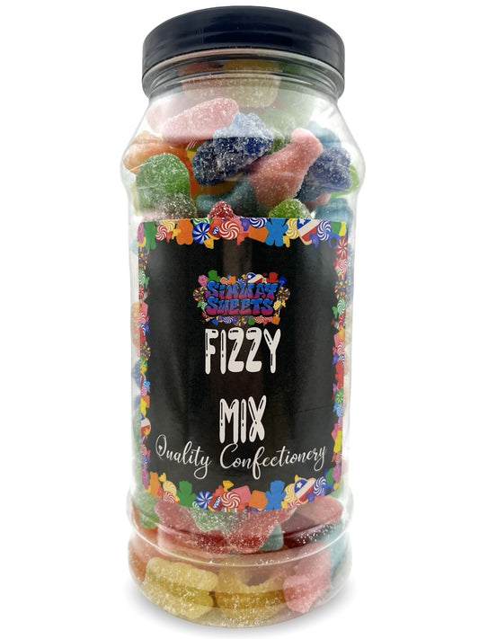 Fizzy Mix Retro Sweets Gift Jar - 660g