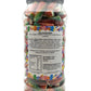 Fizzy Rainbow Bites Retro Fizzy Gummy Sweets Gift Jar - 625g