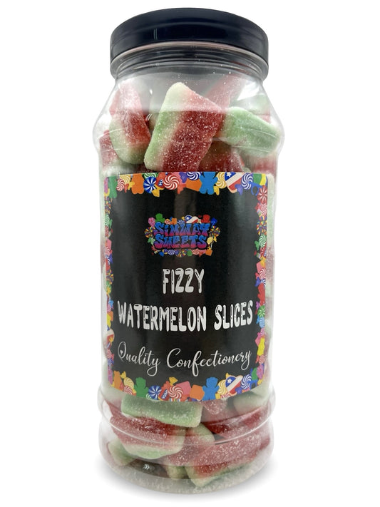 Fizzy Watermelon Slices Retro Sweets Gift Jar - 675g