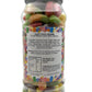 Fizzy Fruity Worms Retro Sour Gummy Sweets Gift Jar - 655g