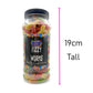 Fizzy Fruity Worms Retro Sour Gummy Sweets Gift Jar - 655g