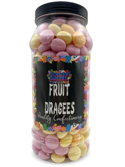 Millions Fruit Dragees Retro Sweets Gift Jar - 900g