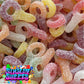 Fizzy Sour Dummies Sweets Gummy Jelly Retro Sweets Gift Jar - 590g