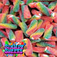 Fizzy Rainbow Bites Retro Fizzy Gummy Sweets Gift Jar - 625g
