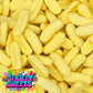 Mini Foam Bananas Retro Sweets Gift Jar - 380g