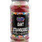 Giant Strawberries Retro Sweets Gift Jar - 775g