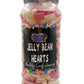 Jelly Bean Hearts Gummy Retro Sweets Gift Jar - 880g
