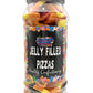 Jelly Filled Pizzas Sweets Gummy Retro Sweets Gift Jar - 730g