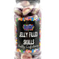 Jelly Skulls Jelly Filled Sweets Gummy Retro Sweets Gift Jar - 750g